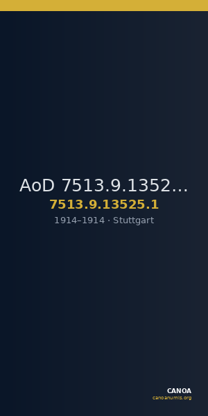 AoD 7513.9.13525.1 — CANOA