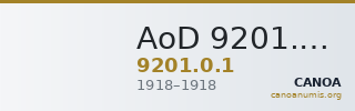 AoD 9201.0.1 — CANOA