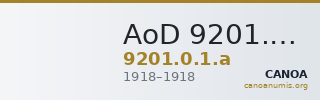AoD 9201.0.1.a — CANOA