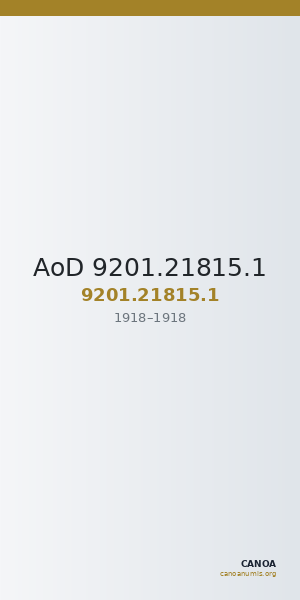AoD 9201.21815.1 — CANOA
