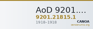 AoD 9201.21815.1 — CANOA