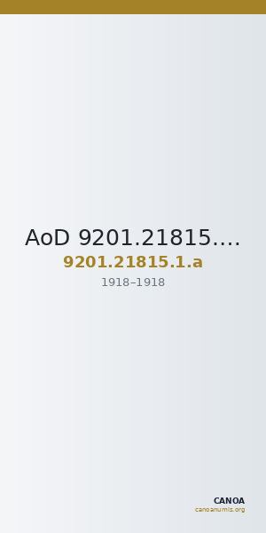 AoD 9201.21815.1.a — CANOA