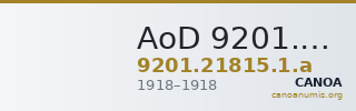 AoD 9201.21815.1.a — CANOA