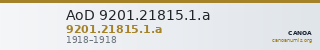 AoD 9201.21815.1.a — CANOA