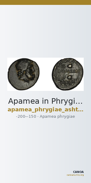 Apamea in Phrygia Ashton 2003 1-5 — CANOA