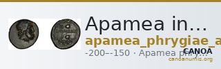 Apamea in Phrygia Ashton 2003 1-5 — CANOA