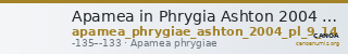 Apamea in Phrygia Ashton 2004 pl. 9, 14 — CANOA