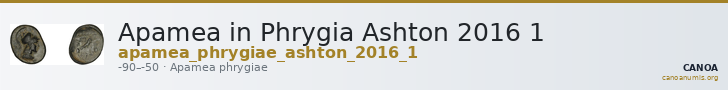 Apamea in Phrygia Ashton 2016 1 — CANOA