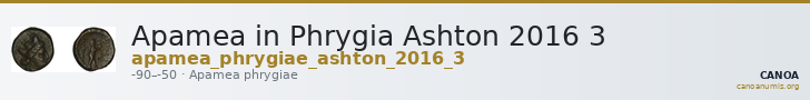 Apamea in Phrygia Ashton 2016 3 — CANOA