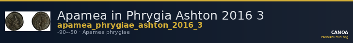 Apamea in Phrygia Ashton 2016 3 — CANOA