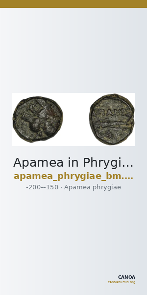 Apamea in Phrygia British Museum 1951-12-8-31 — CANOA