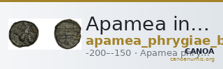 Apamea in Phrygia British Museum 1951-12-8-31 — CANOA