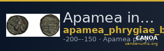Apamea in Phrygia British Museum 1951-12-8-31 — CANOA