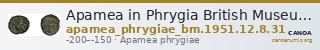 Apamea in Phrygia British Museum 1951-12-8-31 — CANOA