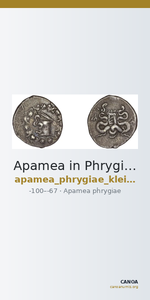 Apamea in Phrygia Kleiner 1979 III — CANOA