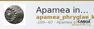 Apamea in Phrygia Kleiner 1979 IV — CANOA
