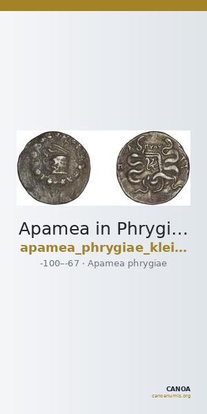 Apamea in Phrygia Kleiner 1979 V — CANOA