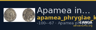 Apamea in Phrygia Kleiner 1979 VI — CANOA