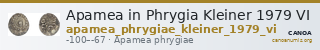 Apamea in Phrygia Kleiner 1979 VI — CANOA