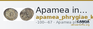 Apamea in Phrygia Kleiner 1979 VII — CANOA
