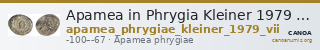 Apamea in Phrygia Kleiner 1979 VII — CANOA