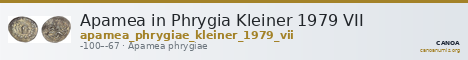 Apamea in Phrygia Kleiner 1979 VII — CANOA