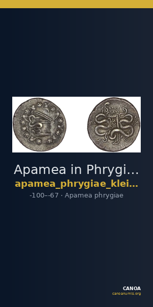 Apamea in Phrygia Kleiner 1979 X — CANOA