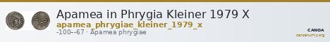 Apamea in Phrygia Kleiner 1979 X — CANOA