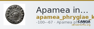 Apamea in Phrygia Kleiner 1979 XII — CANOA