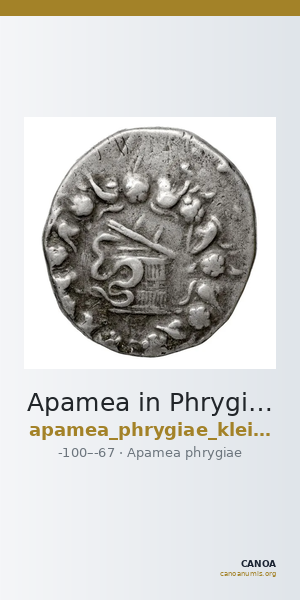Apamea in Phrygia Kleiner 1979 XIII — CANOA
