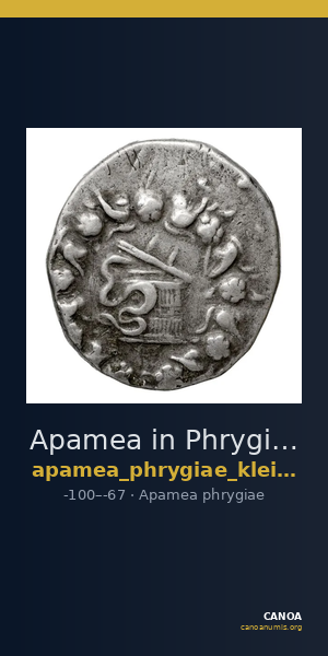 Apamea in Phrygia Kleiner 1979 XIII — CANOA