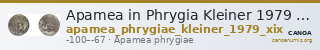 Apamea in Phrygia Kleiner 1979 XIX — CANOA