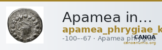Apamea in Phrygia Kleiner 1979 XV — CANOA