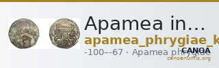 Apamea in Phrygia Kleiner 1979 XVI — CANOA