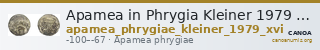 Apamea in Phrygia Kleiner 1979 XVI — CANOA