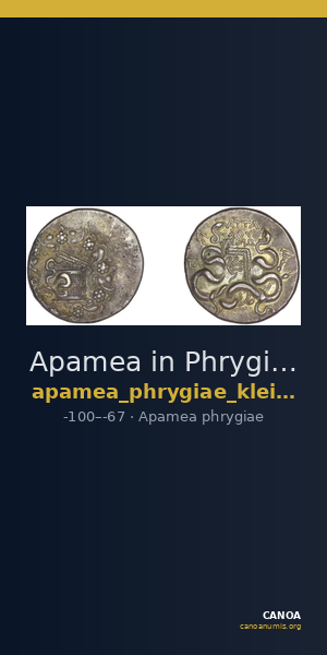 Apamea in Phrygia Kleiner 1979 XVII — CANOA