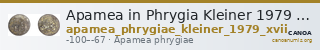 Apamea in Phrygia Kleiner 1979 XVII — CANOA