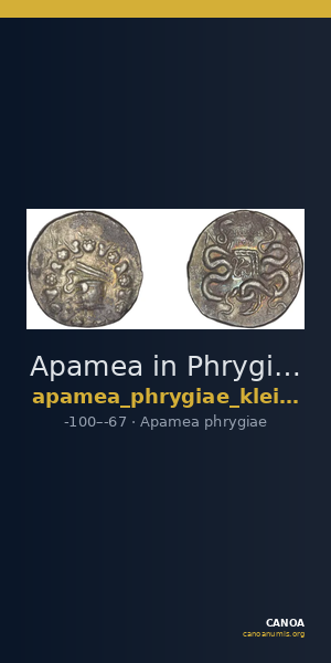 Apamea in Phrygia Kleiner 1979 XVIII — CANOA