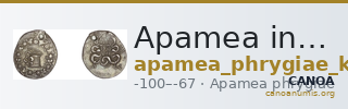 Apamea in Phrygia Kleiner 1979 XX — CANOA