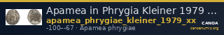 Apamea in Phrygia Kleiner 1979 XX — CANOA