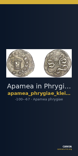 Apamea in Phrygia Kleiner 1979 XXI — CANOA