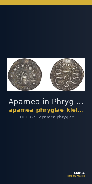 Apamea in Phrygia Kleiner 1979 XXII — CANOA