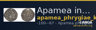 Apamea in Phrygia Kleiner 1979 XXII — CANOA