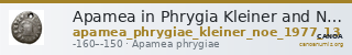 Apamea in Phrygia Kleiner and Noe 1977 13 — CANOA