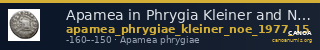 Apamea in Phrygia Kleiner and Noe 1977 15 — CANOA
