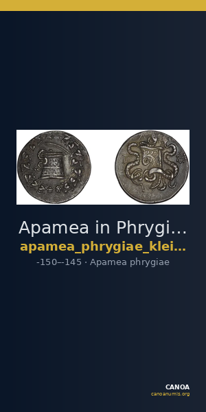 Apamea in Phrygia Kleiner and Noe 1977 17 — CANOA