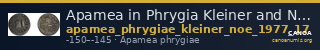 Apamea in Phrygia Kleiner and Noe 1977 17 — CANOA