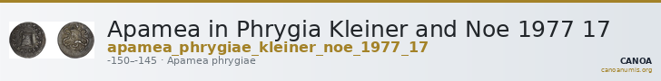 Apamea in Phrygia Kleiner and Noe 1977 17 — CANOA