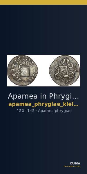 Apamea in Phrygia Kleiner and Noe 1977 18 — CANOA