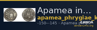Apamea in Phrygia Kleiner and Noe 1977 18 — CANOA
